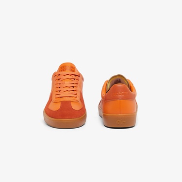  Lacoste Baseshot Pro Erkek Turuncu Sneaker