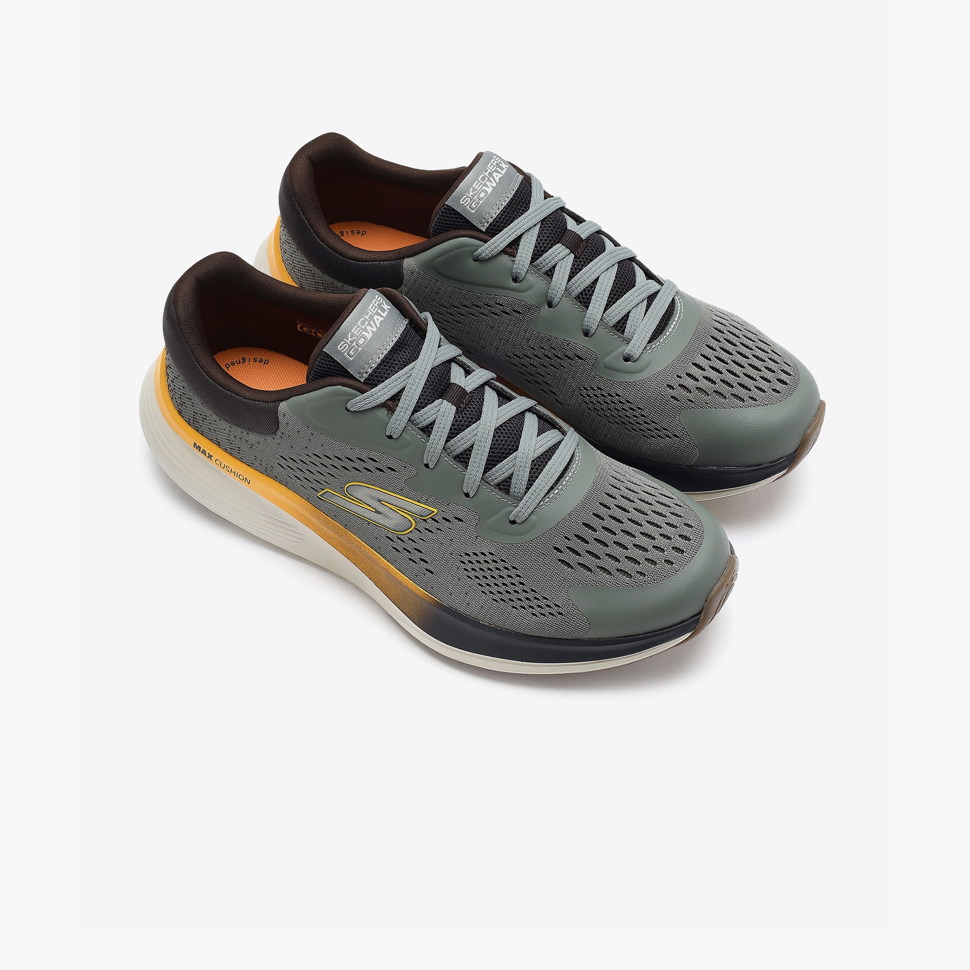 Skechers Go Walk Max Walker Augustus Erkek Yeşil Yürüyüş Ayakkabısı