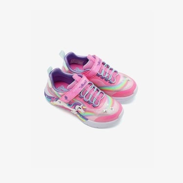  Skechers Unicorn Chaser Çocuk Işıklı Pembe Spor Ayakkabı