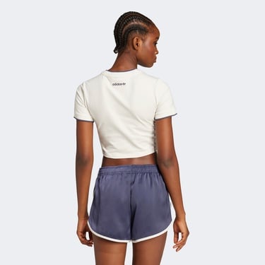  adidas Sportswear Kadın Beyaz Crop T-Shirt