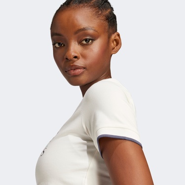  adidas Sportswear Kadın Beyaz Crop T-Shirt