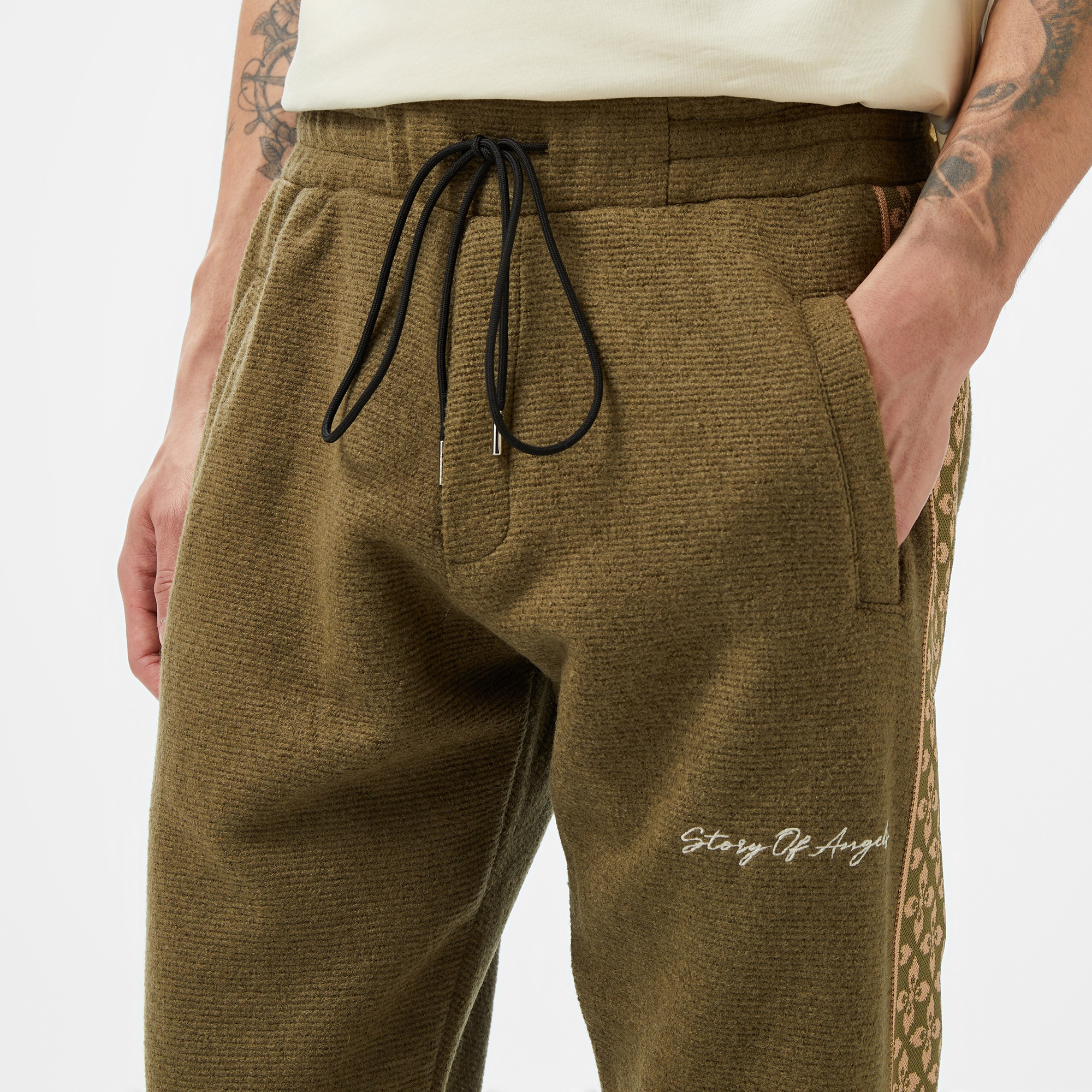 Story of Angels SOA Dream Wool Yeşil Erkek Pantolon