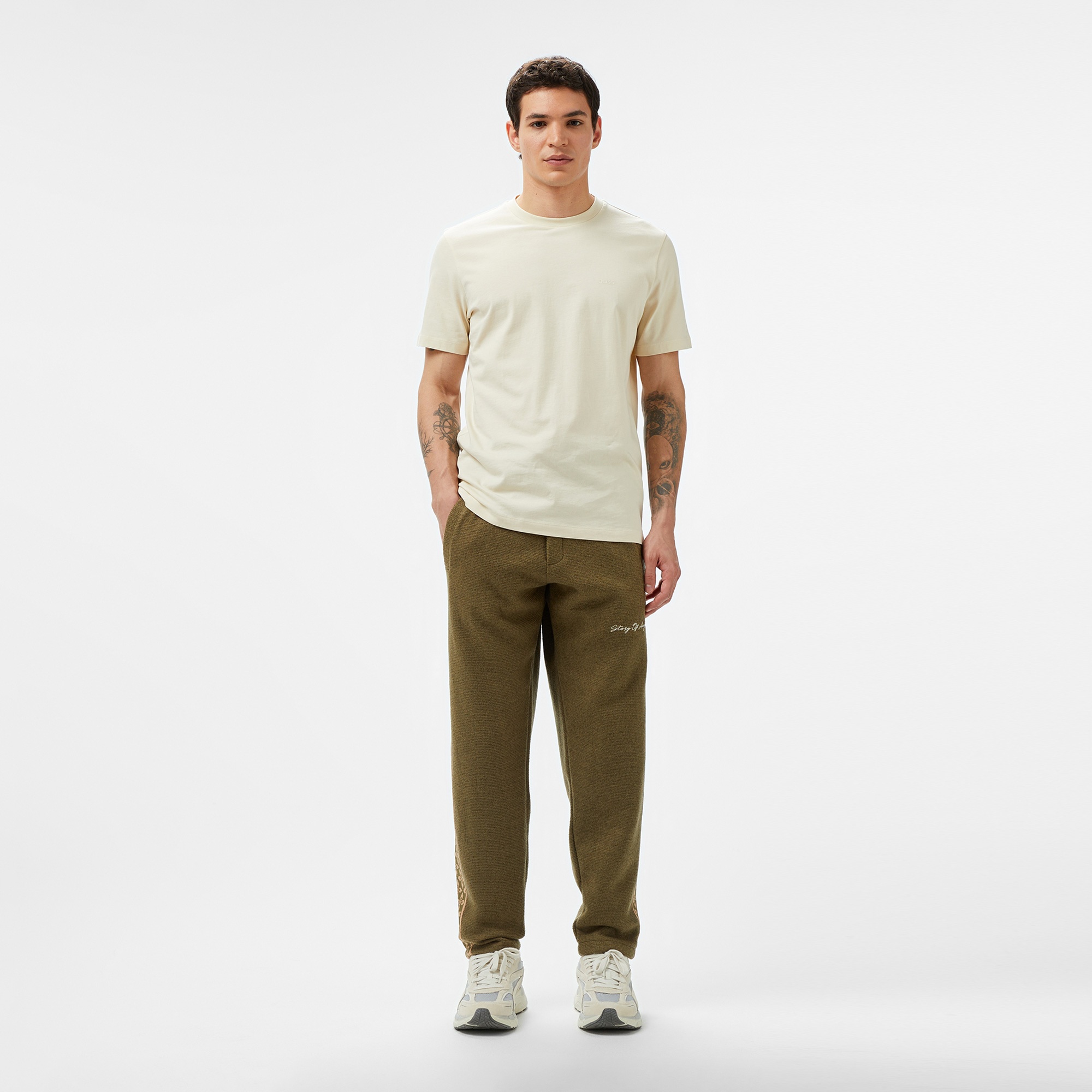 Story of Angels SOA Dream Wool Yeşil Erkek Pantolon