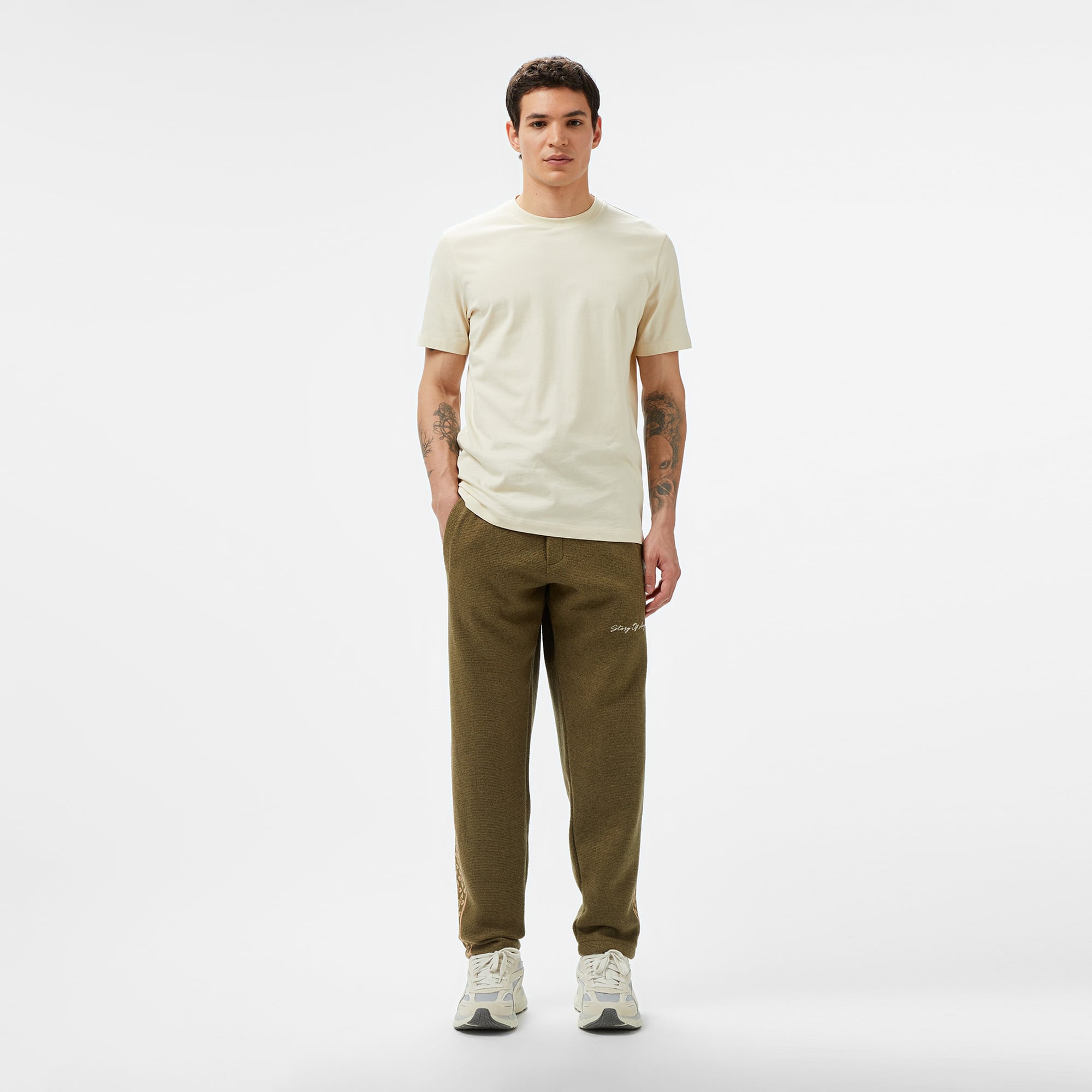  Story of Angels SOA Dream Wool Yeşil Erkek Pantolon