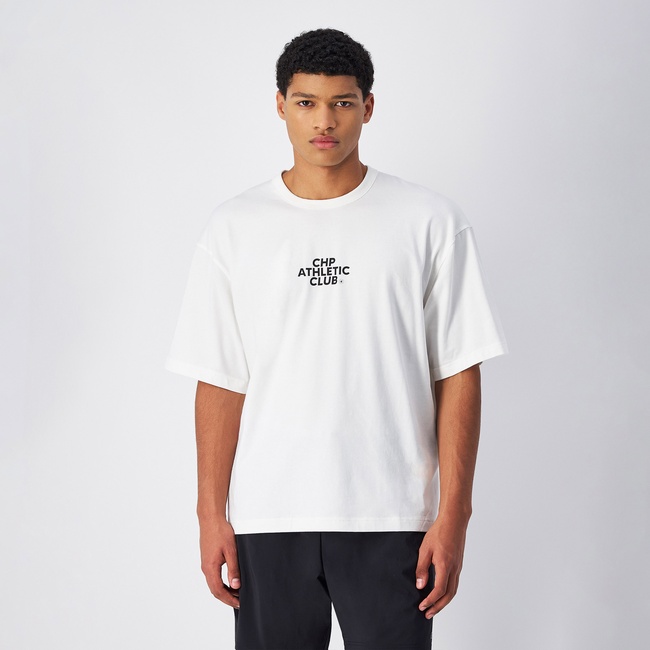  Champion Athletics Erkek Beyaz T-Shirt