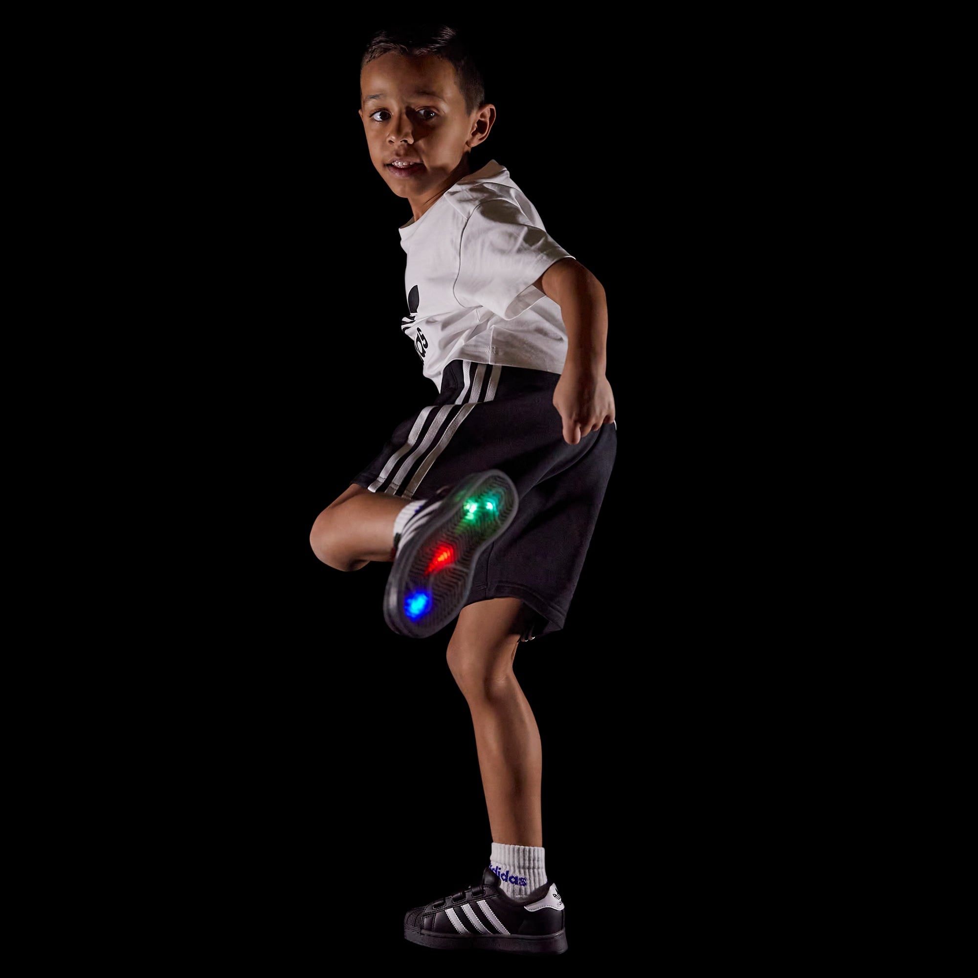 adidas Superstar Led Lights Cf Çocuk Işıklı Siyah Spor Ayakkabı