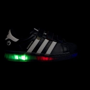 adidas Superstar Led Lights Cf Çocuk Işıklı Siyah Spor Ayakkabı