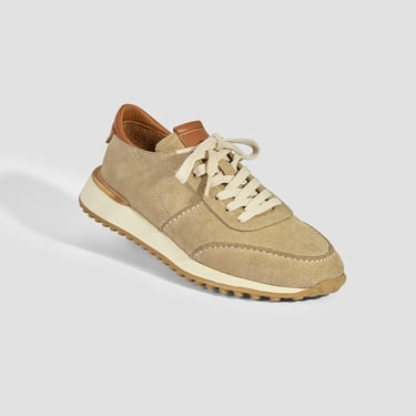  Erkek Bej Süet Bağcıklı Günlük Ayakkabı