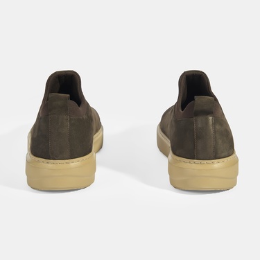  Erkek Kahve Bağcıklı Deri Günlük Ayakkabı