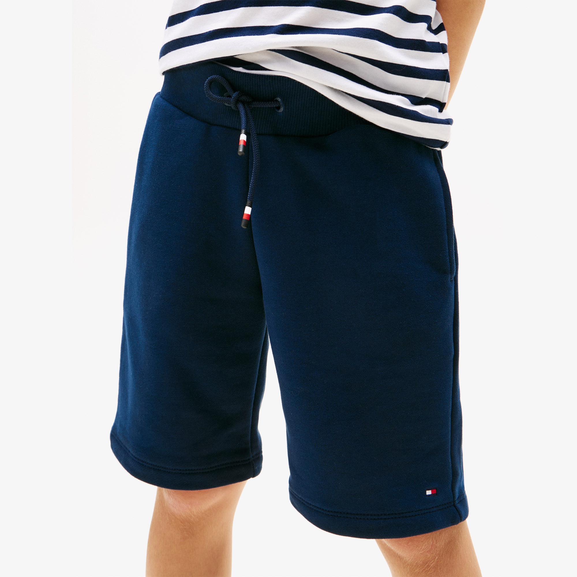 Tommy Hilfiger Çocuk Beyaz/Lacivert Şort Takım