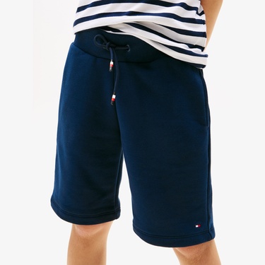  Tommy Hilfiger Çocuk Beyaz/Lacivert Şort Takım