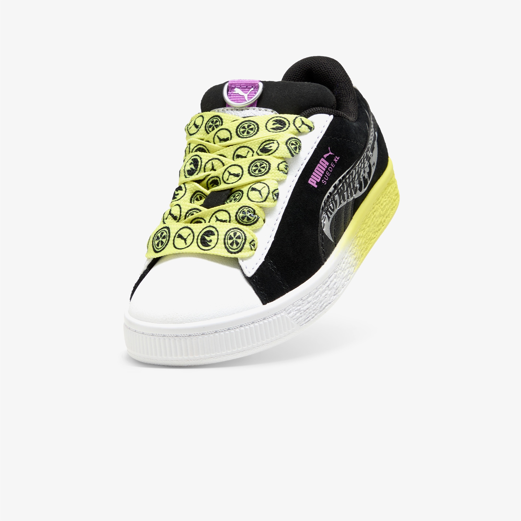Puma X Hot Wheels Suede XL Çocuk Sarı/Siyah Spor Ayakkabı