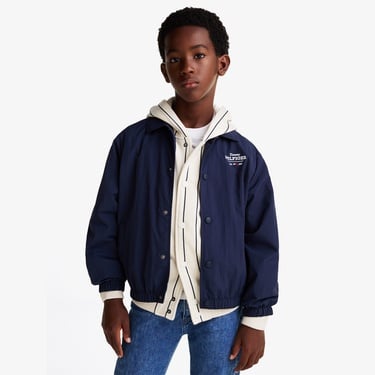  Tommy Jeans Logo Embroidery Çocuk Lacivert Ceket