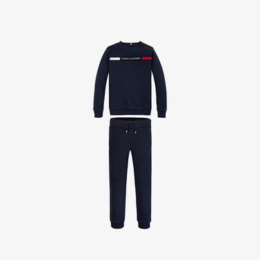  Tommy Jeans Logo Çocuk Lacivert Eşofman Takımı