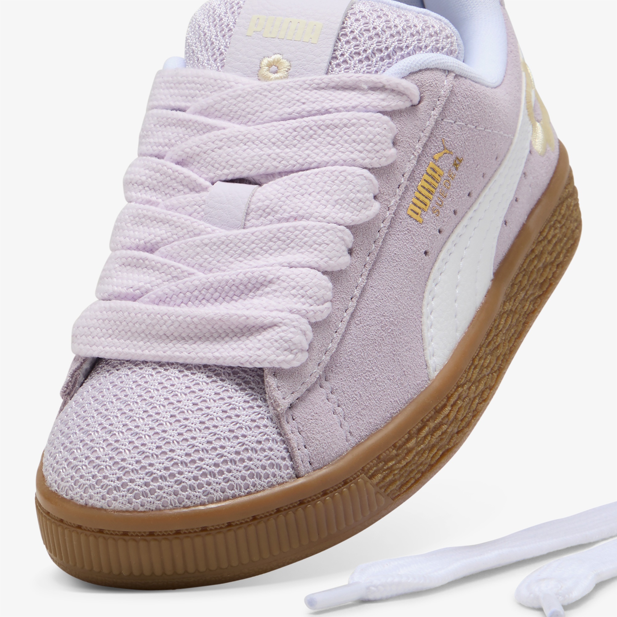 Puma Suede XL Summer Feels Çocuk Mor Spor Ayakkabı