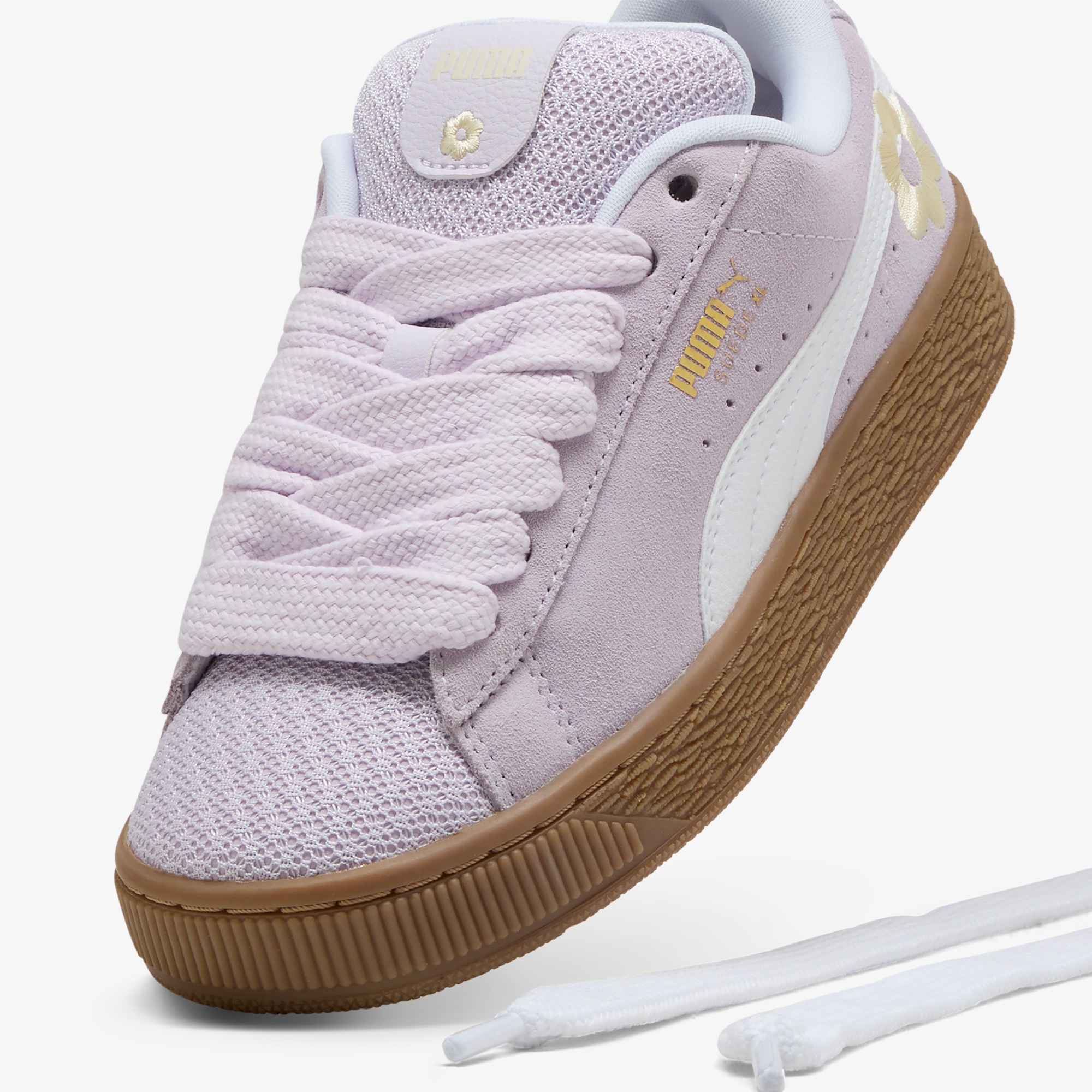 Puma Suede XL Summer Feels Çocuk Mor Spor Ayakkabı