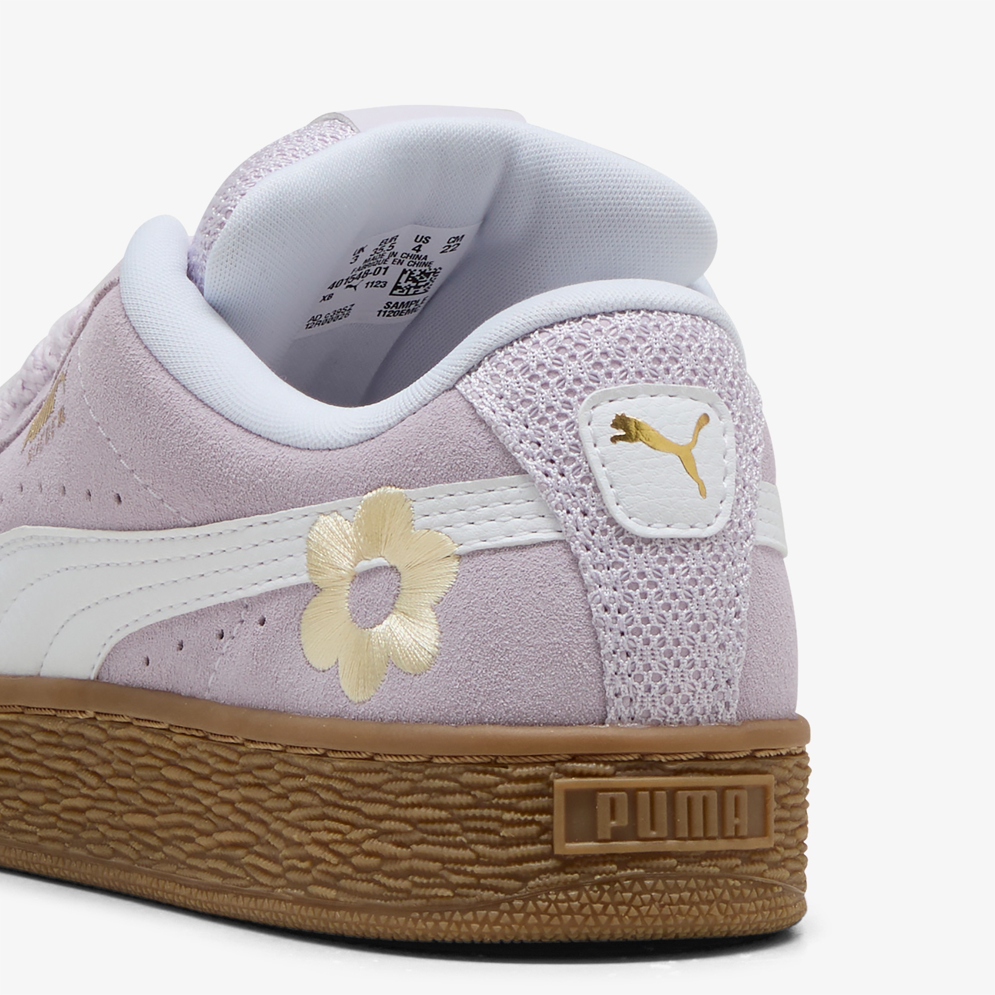 Puma Suede XL Summer Feels Çocuk Mor Spor Ayakkabı