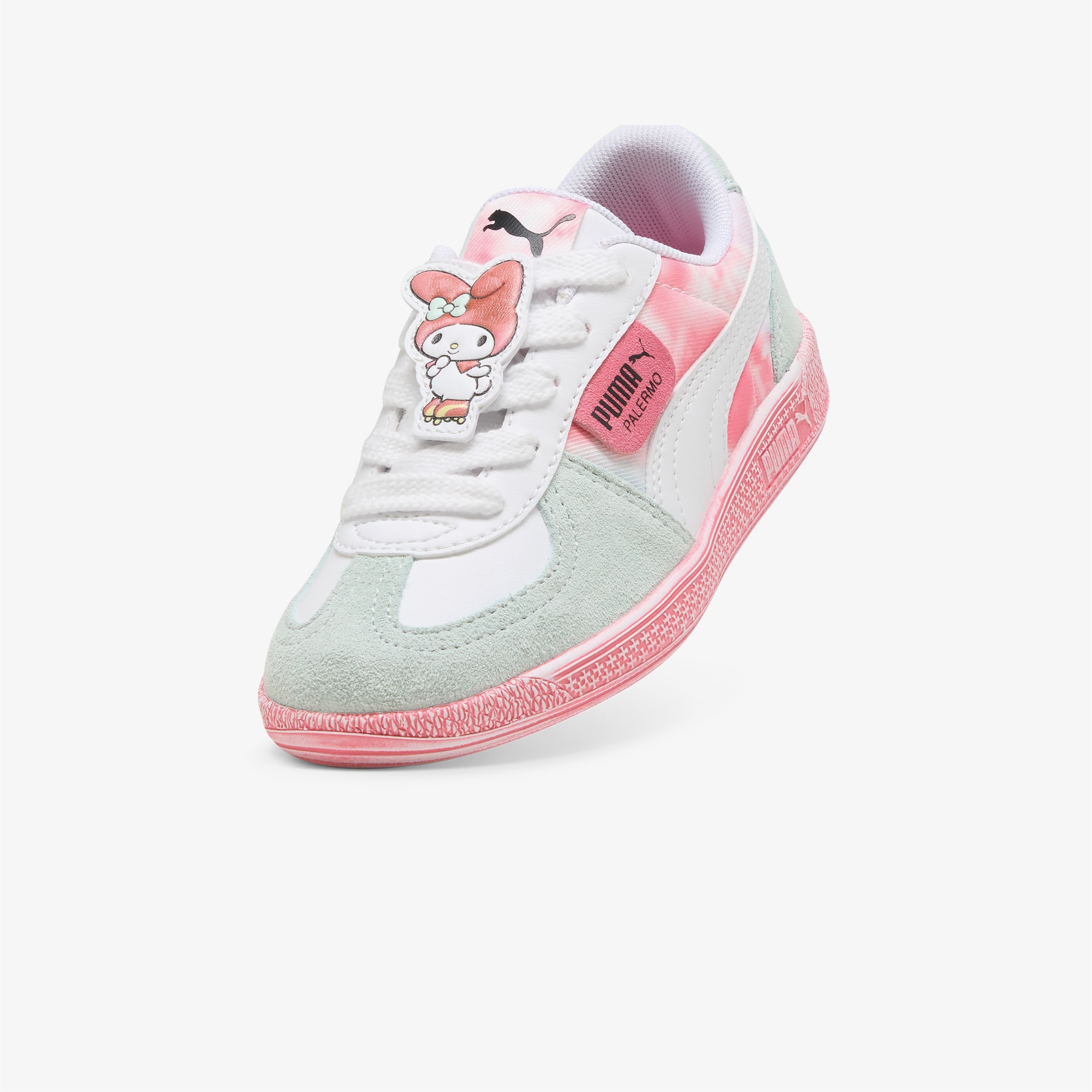 Puma Palermo Hello Kitty & Friends Çocuk Yeşil/Pembe/Beyaz Spor Ayakkabı