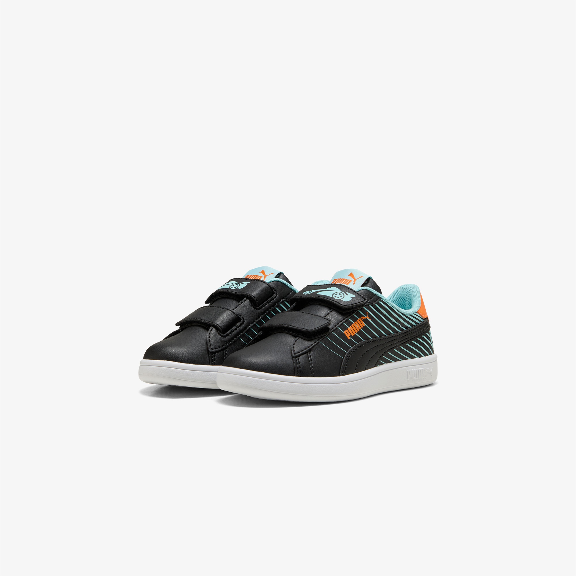 Puma Smash 3.0 Poised 2 Race Çocuk Siyah Spor Ayakkabı