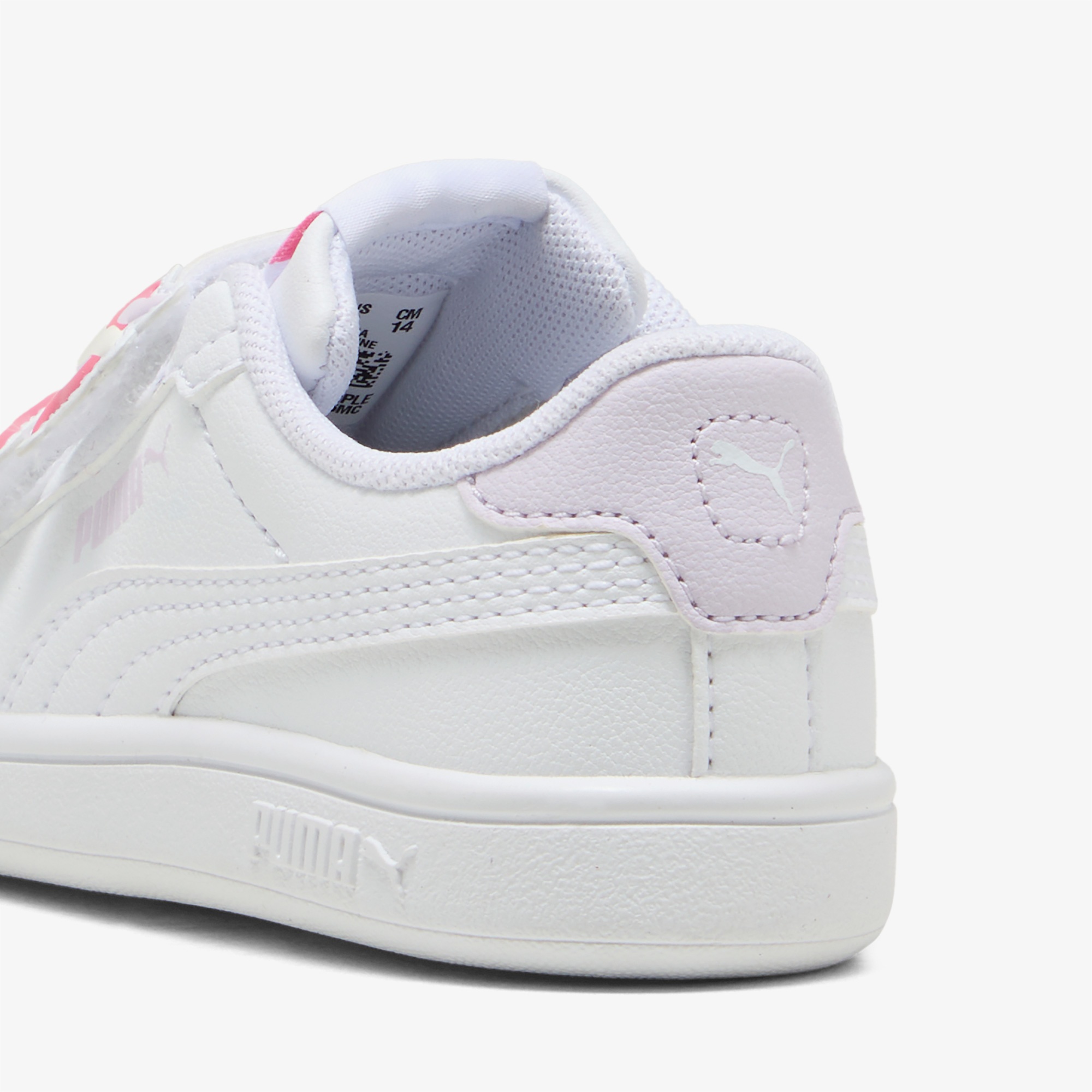 Puma Smash 3.0 Badges Bebek Beyaz Spor Ayakkabı