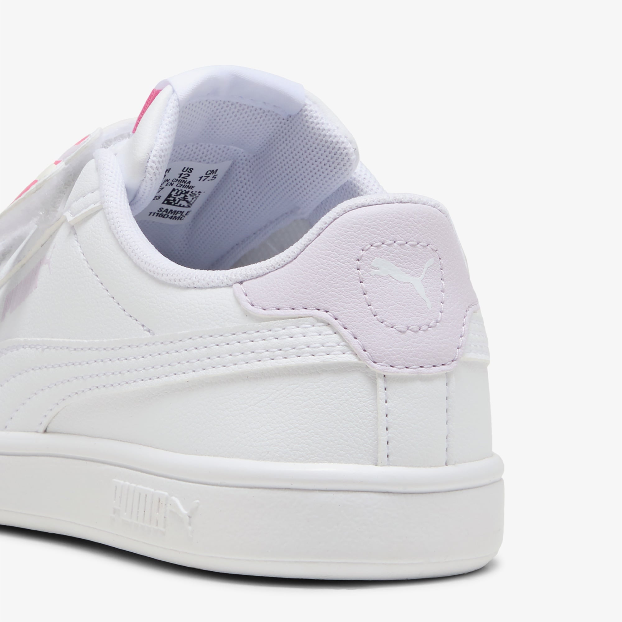 Puma Smash 3 0 Badges Kalp&Unicorn Figürlü Çocuk Beyaz Spor Ayakkabı