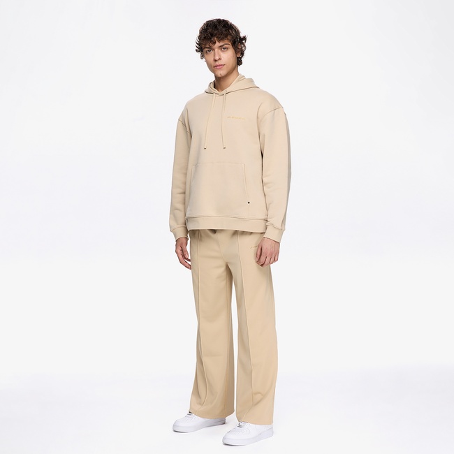  Les Benjamins Classic Erkek Bej Hoodie