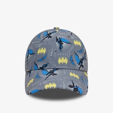  New Era DC Batman All Over Print 9Forty Çocuk Gri Şapka