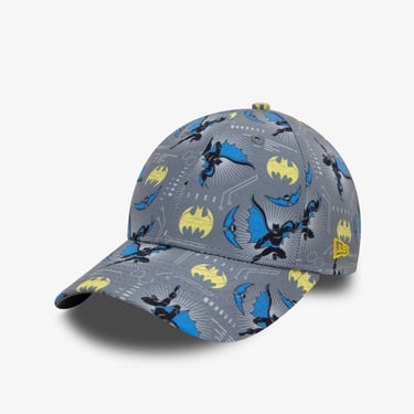 New Era DC Batman All Over Print 9Forty Çocuk Gri Şapka