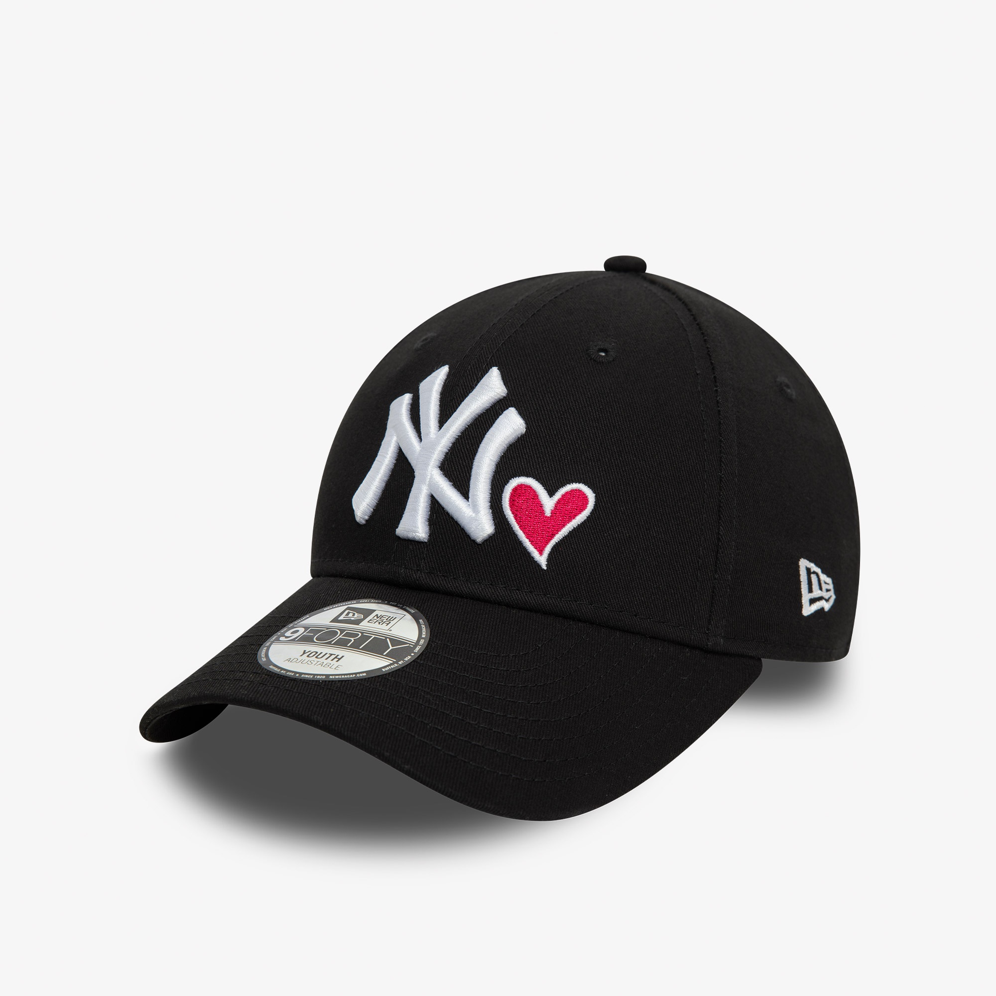 New Era Icon New York Yankees Çocuk Siyah Şapka
