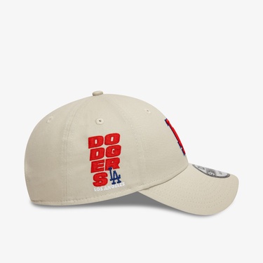  New Era Side Patch 9Forty LA Dodgers Unisex Bej Şapka
