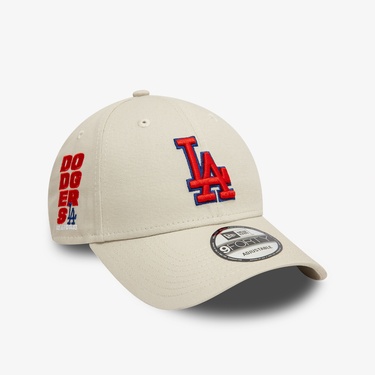  New Era Side Patch 9Forty LA Dodgers Unisex Bej Şapka
