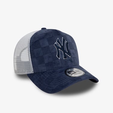  New Era Tonal Check 9Forty New York Yankees Unisex Lacivert Şapka
