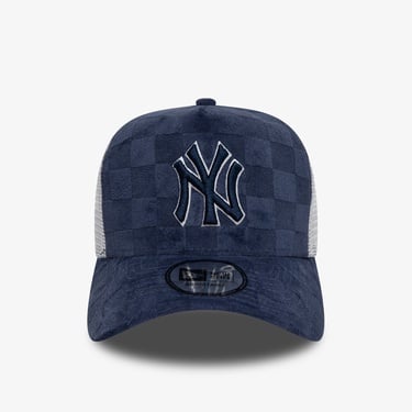  New Era Tonal Check 9Forty New York Yankees Unisex Lacivert Şapka