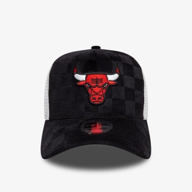  New Era Tonal Check 9Forty Chicago Bulls Unisex Siyah Şapka