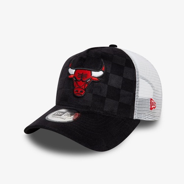  New Era Tonal Check 9Forty Chicago Bulls Unisex Siyah Şapka