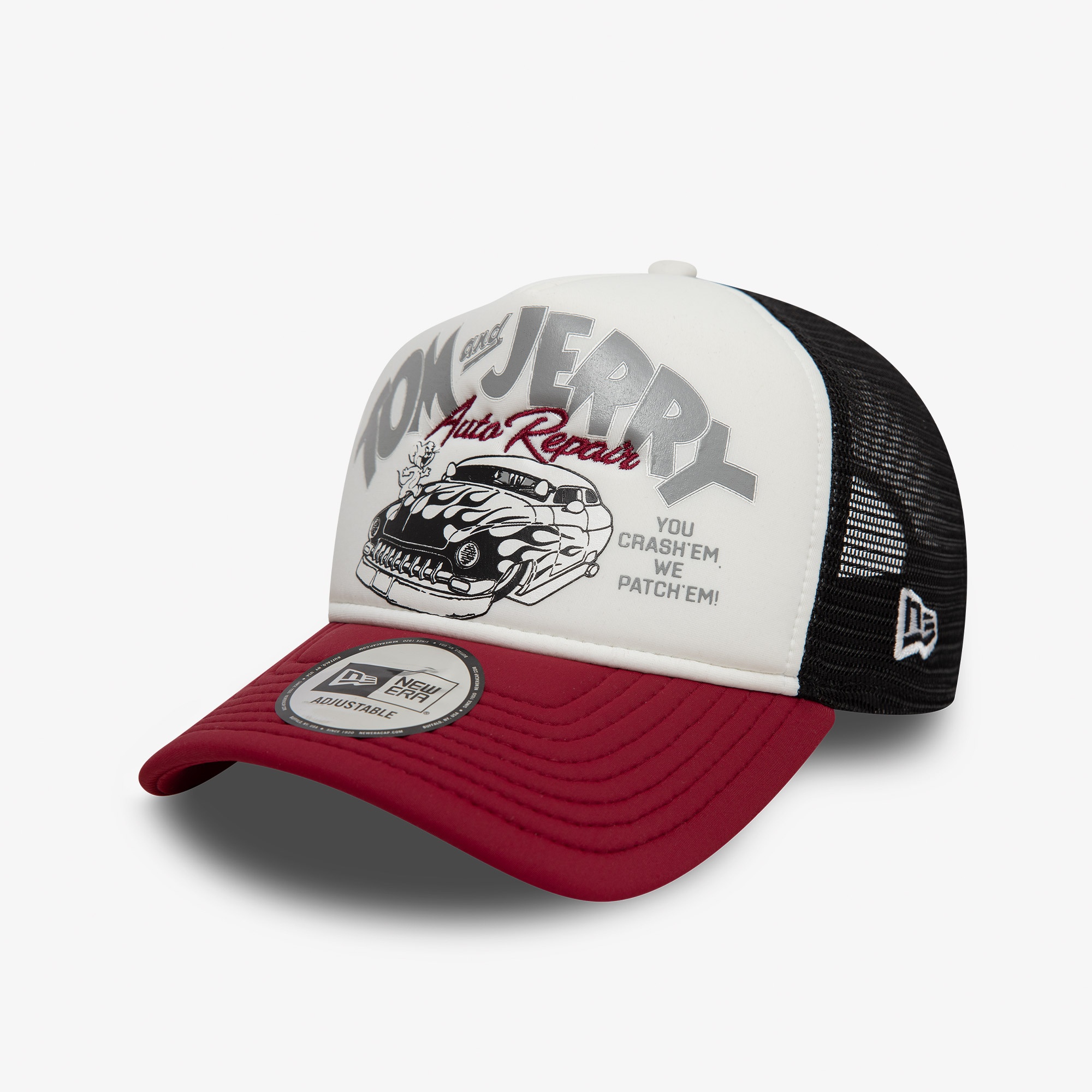 New Era 9Forty Tom and Jerry A-Frame Trucker Unisex Beyaz Şapka