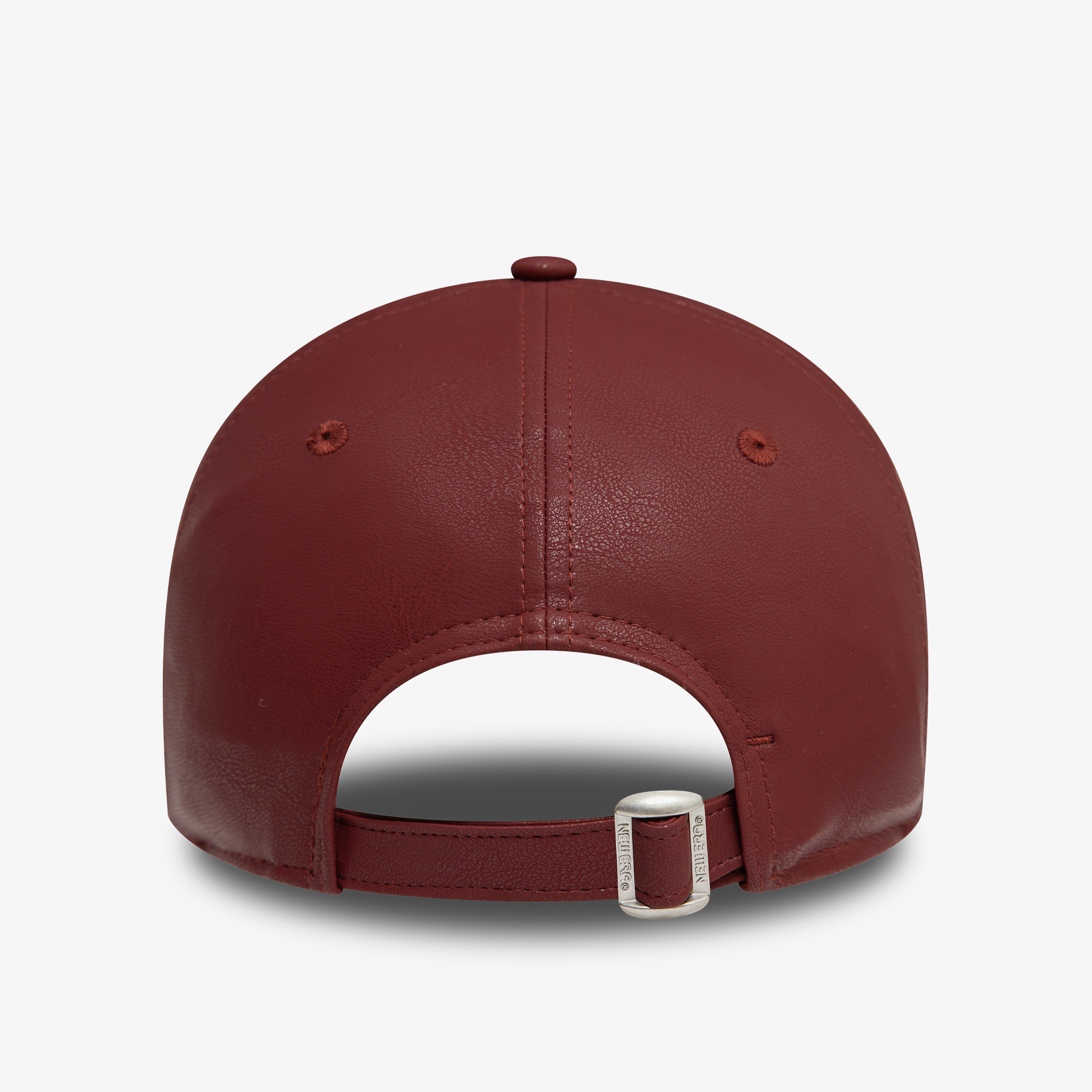 New Era New York Yankees 9Forty Kadın Deri Bordo Şapka