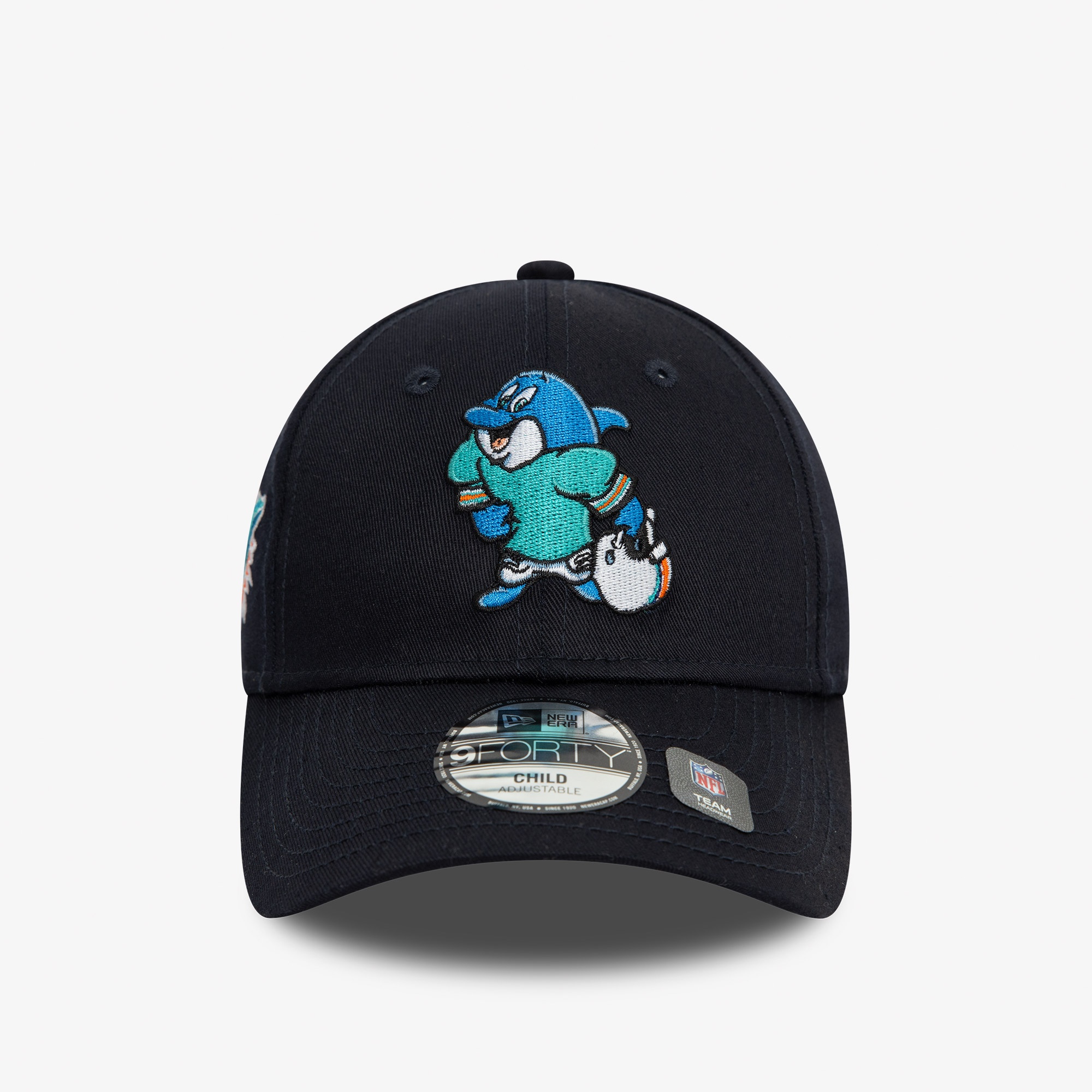 New Era Miami Dolphins NFL Mascot 9Forty Çocuk Siyah Şapka