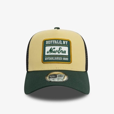  New Era NE Patch Canvas Trucker Unisex Yeşil Şapka