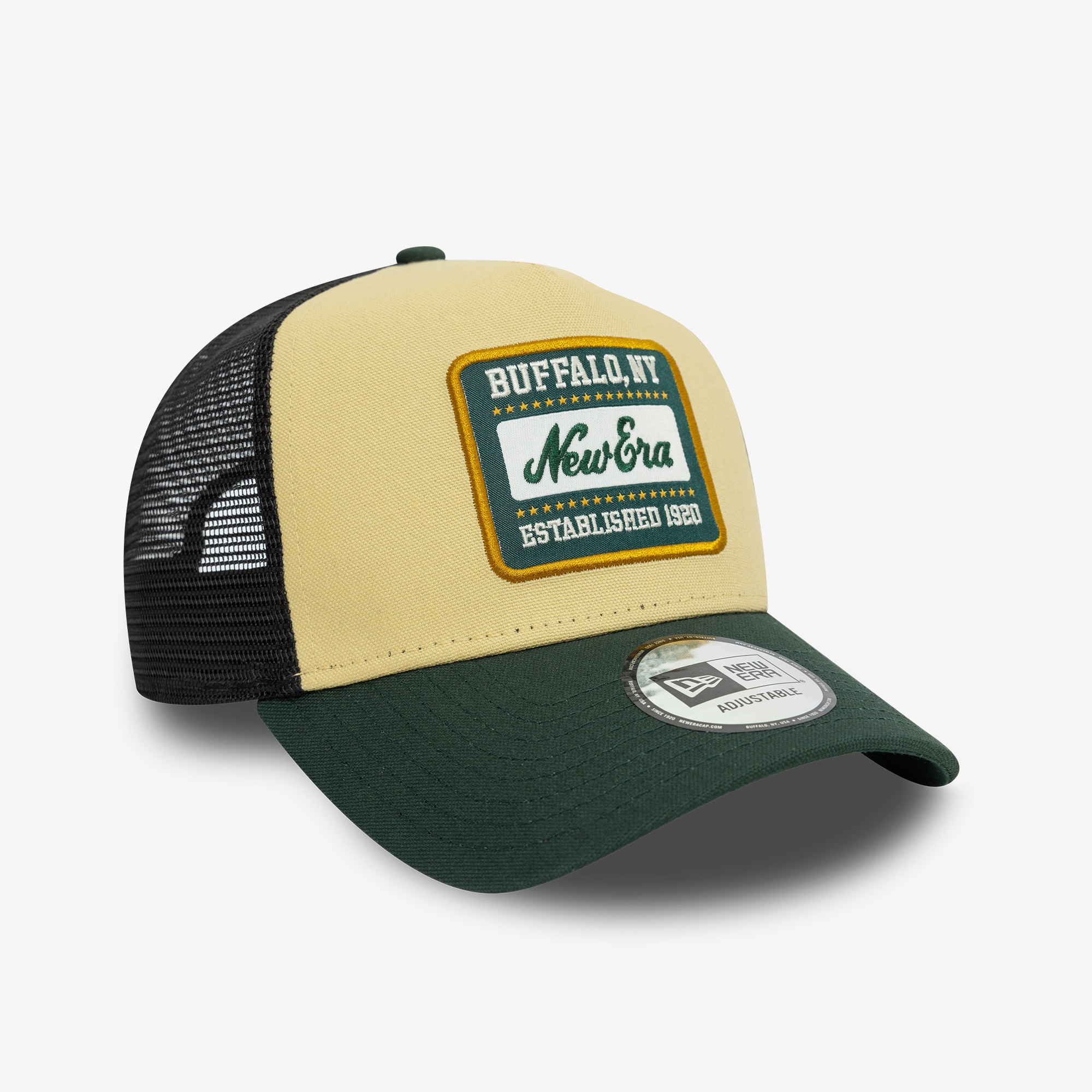 New Era NE Patch Canvas Trucker Unisex Yeşil Şapka