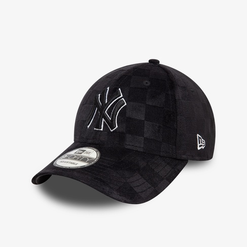  New Era Tonal Check 9Forty New York Yankees Unisex Siyah Şapka