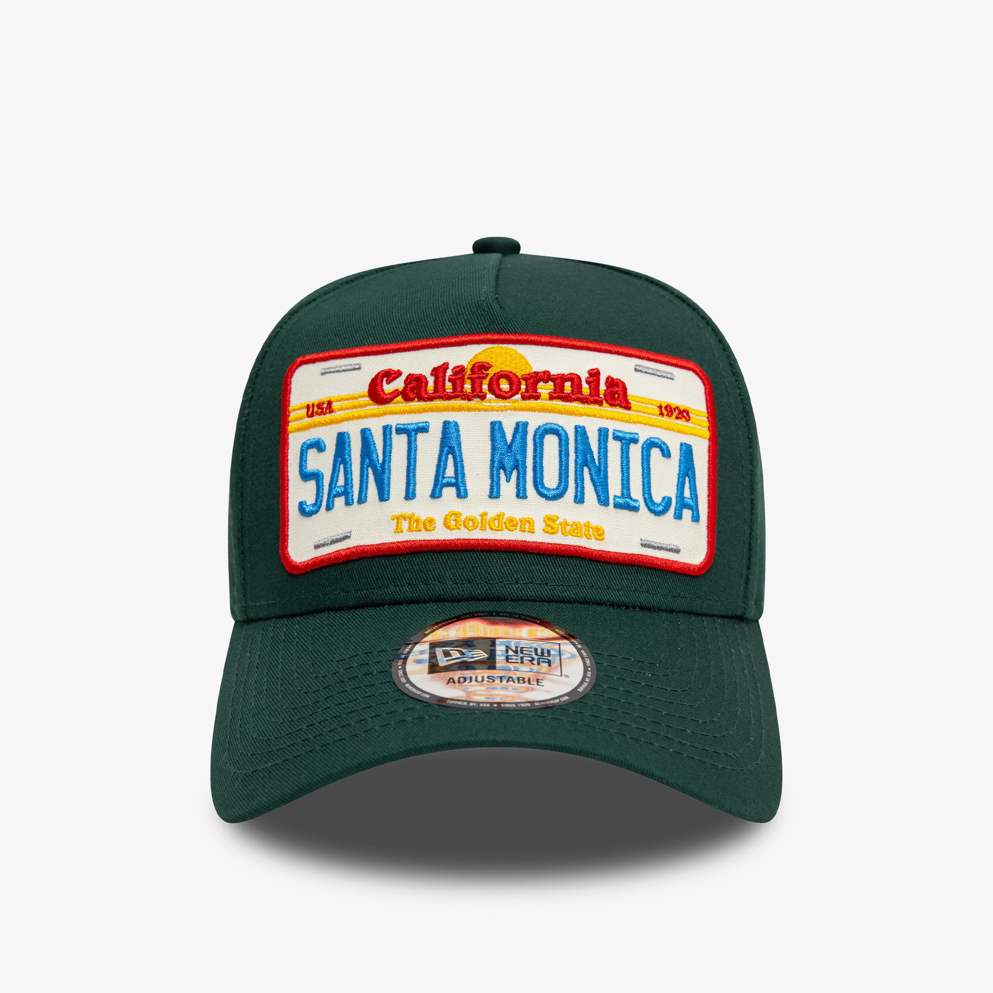 New Era Gorra License Plate 9Forty Ajustable Unisex Yeşil Şapka