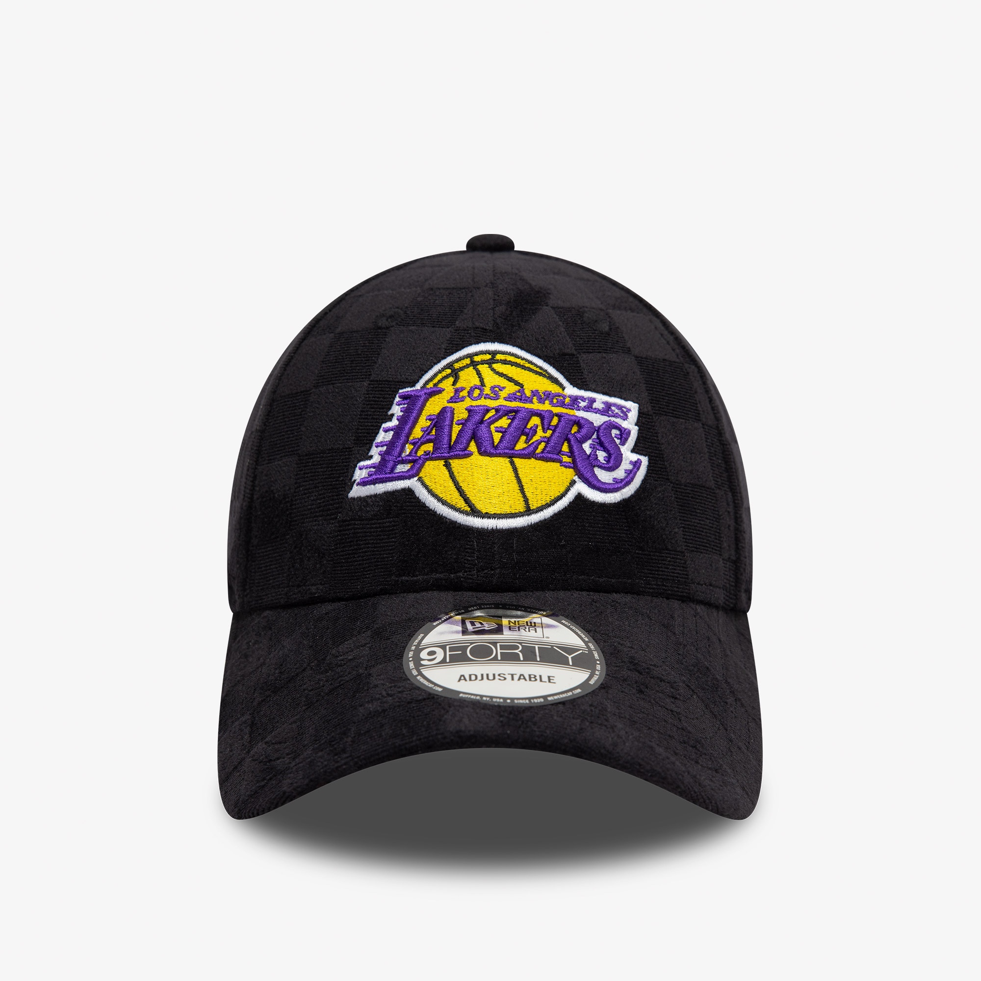 New Era Tonal Check 9Forty LA Lakers Unisex Siyah Şapka
