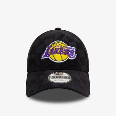  New Era Tonal Check 9Forty LA Lakers Unisex Siyah Şapka