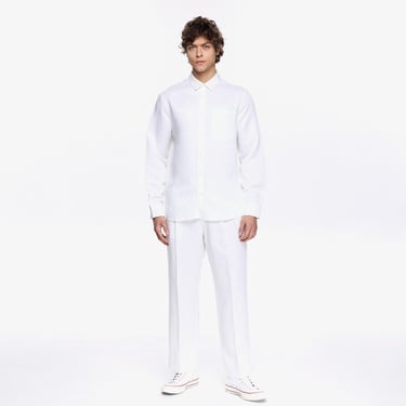  Les Benjamins Classic Erkek Beyaz Gömlek