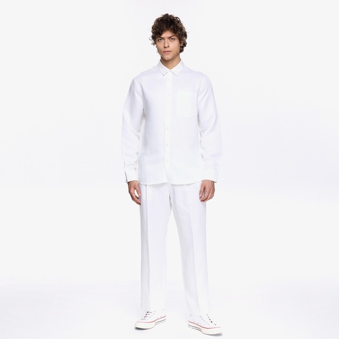  Les Benjamins Classic Erkek Beyaz Gömlek