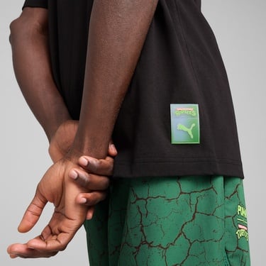  Puma X TMNT Relaxed Graphic Erkek Siyah T-Shirt