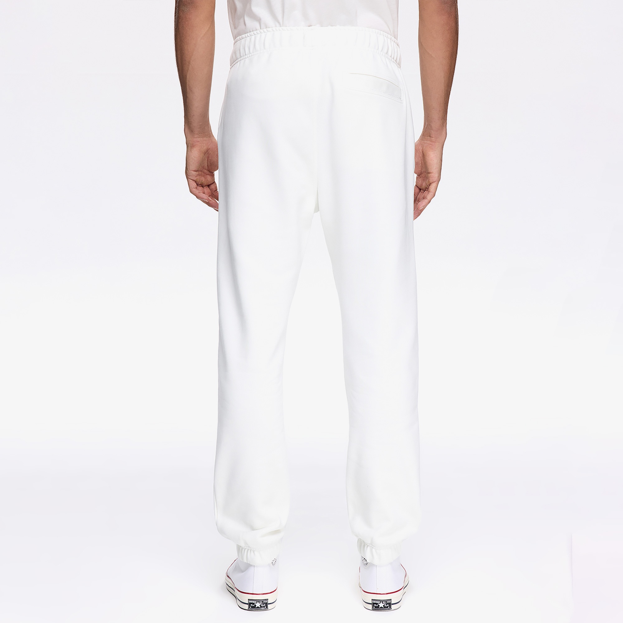 Les Benjamincs Classic Erkek Beyaz Eşofman Altı