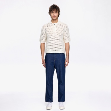  Les Benjamins Classic Knit 405 Erkek Bej Polo