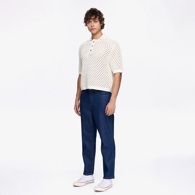 Les Benjamins Classic Knit 405 Erkek Bej Polo